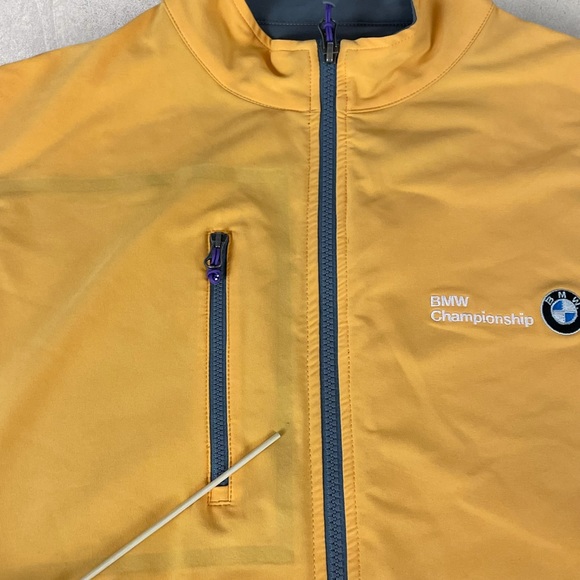 Peter Millar Vest Element 4 Full Zip Windblock Men’s Large BMW Championship B22 - Picture 8 of 14